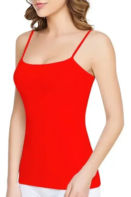 Tutku Renkli Ribana Bayan İp Askılı Atlet 6'lı XXL-6