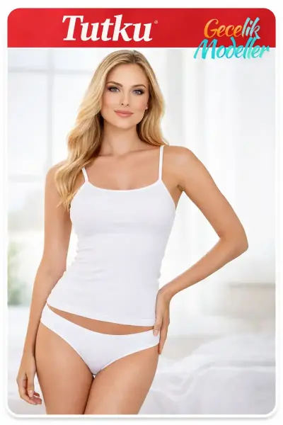 Tutku Ribana Bayan İp Askılı Atlet