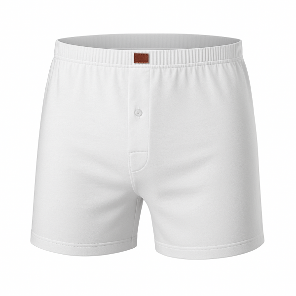 Tutku Erkek Penye Düz Düğmeli Boxer Gri - S-2