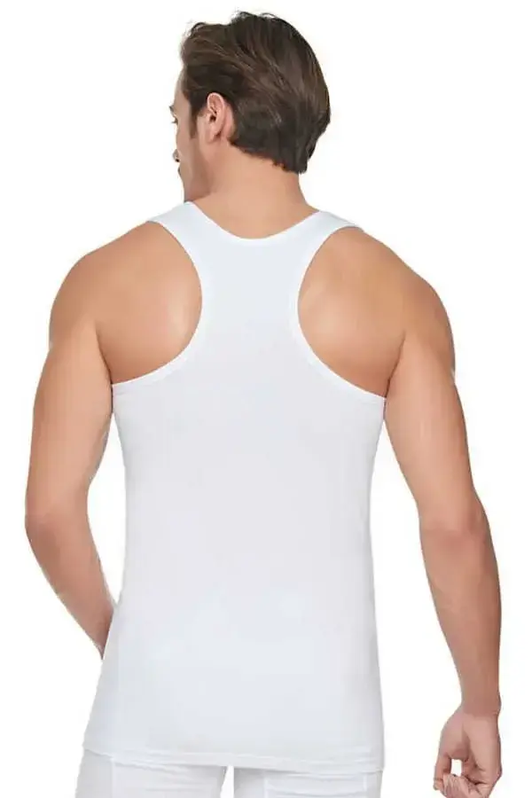 Tutku Erkek Ribana Spor Rambo Atlet S-2 - Beyaz