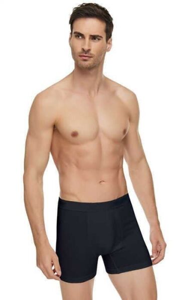 Tutku Elit 1251 Modal Elastan Erkek Boxer Siyah - S-2