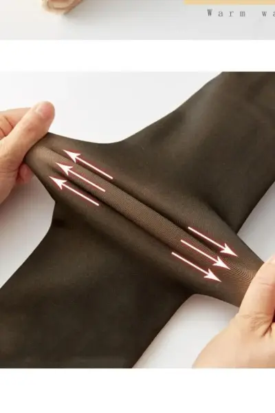 Larosa 9800 İçi Peluşlu Ten Görünümlü İnce Yapı Termal Külotlu Çorap S-M