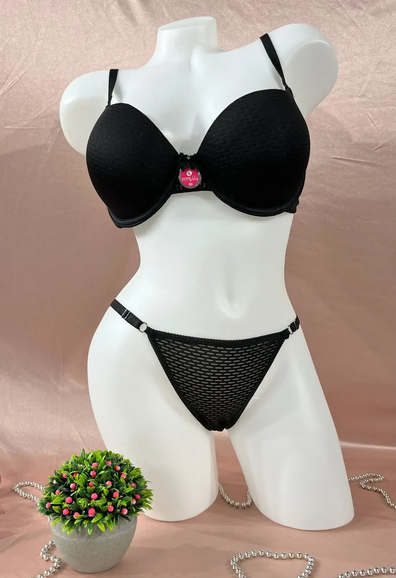 ECEM YILDIZ 1550 Double Push-Up Sütyen Takım