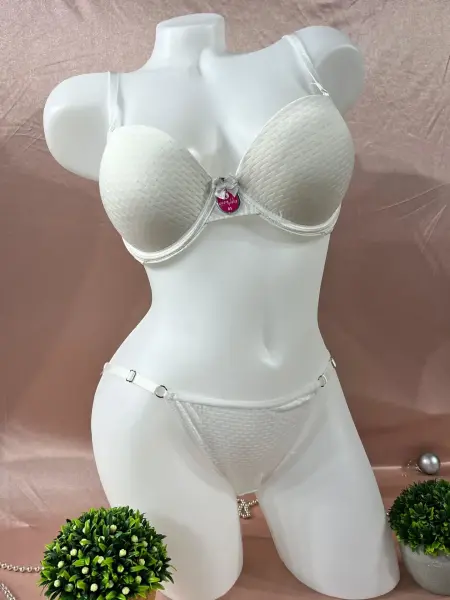 ECEM YILDIZ 1550 Double Push-Up Sütyen Takım Bakır - 80