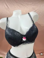 ECEM YILDIZ 3500 Dantelli Silikonlu Dolgulu Sütyen Takım