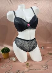 ECEM YILDIZ 3500 Dantelli Silikonlu Dolgulu Sütyen Takım