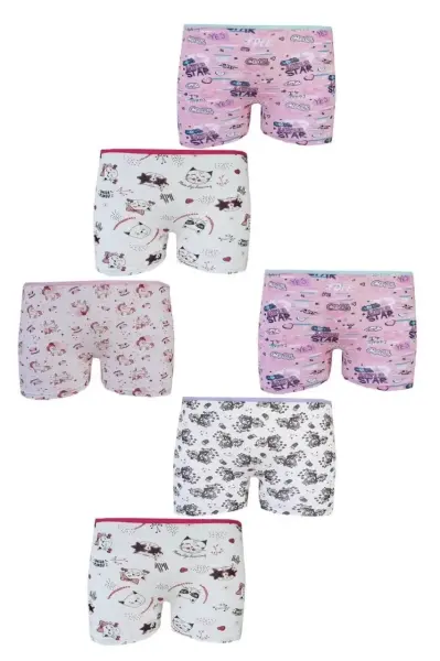 Empirme Kız Çocuk Boxer Şort Tutku 0849 5 Numara